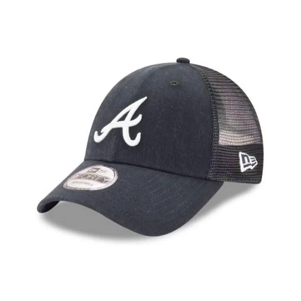 11591214 New_Era Gorros MLB 9Forty_Adjustable Atlanta_Braves Navy/White