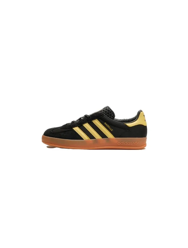 Adidas Gazelle Indoor - Black Almost Yellow