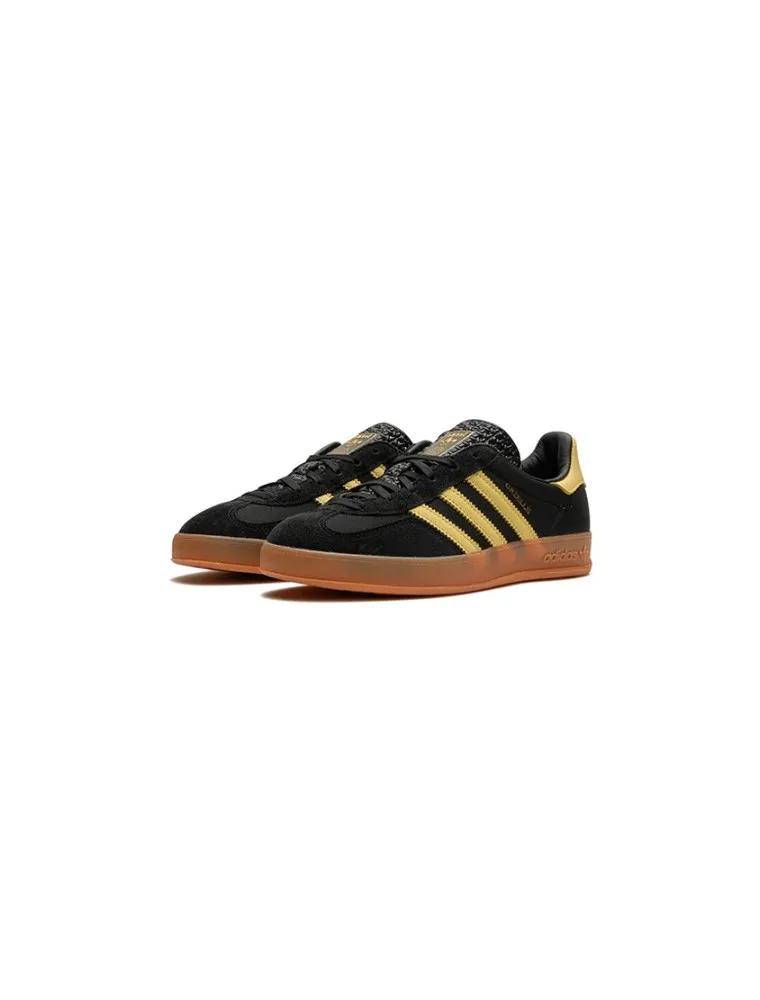 Adidas Gazelle Indoor - Black Almost Yellow