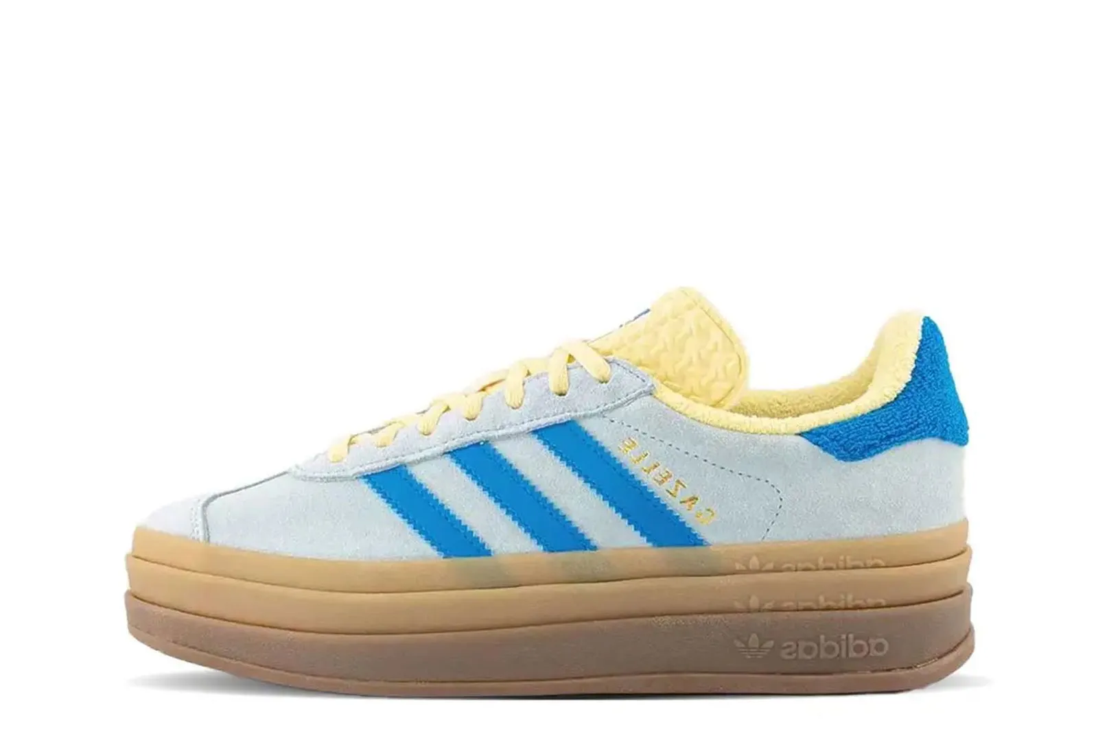 adidas Originals Gazelle Bold Almost Blue Yellow W