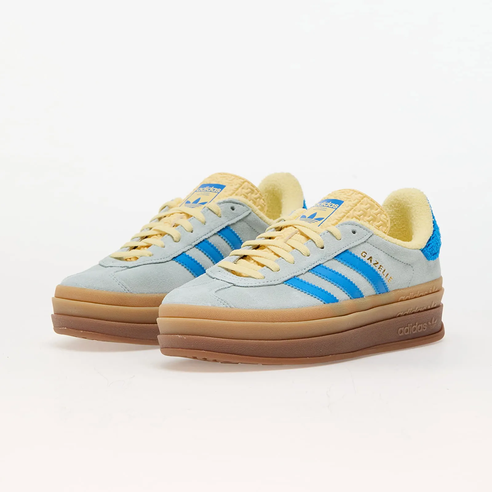 adidas Originals Gazelle Bold Almost Blue Yellow W