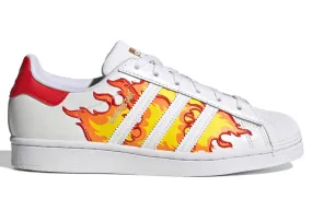 adidas Originals Superstar Embroidered Flames W