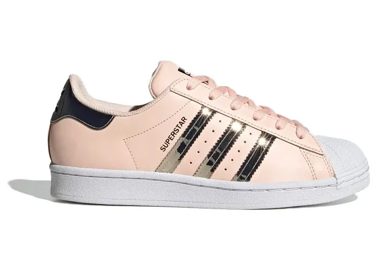 adidas Originals Superstar Metallic Stripes Pink Tint W