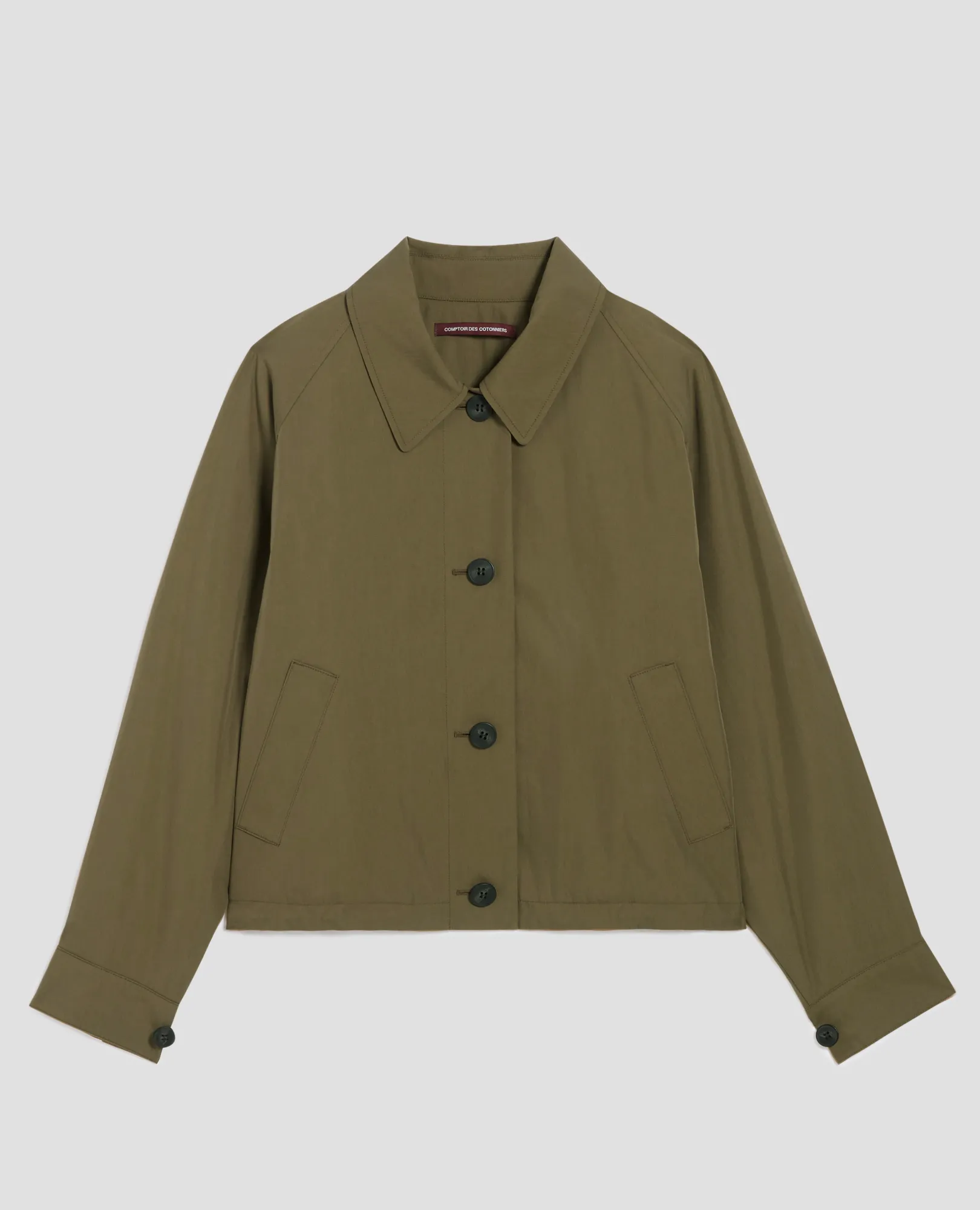 Cazadora corta military olive