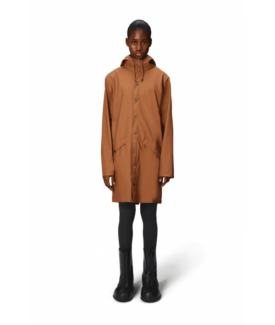 Chubasquero Rains long jacket Rust