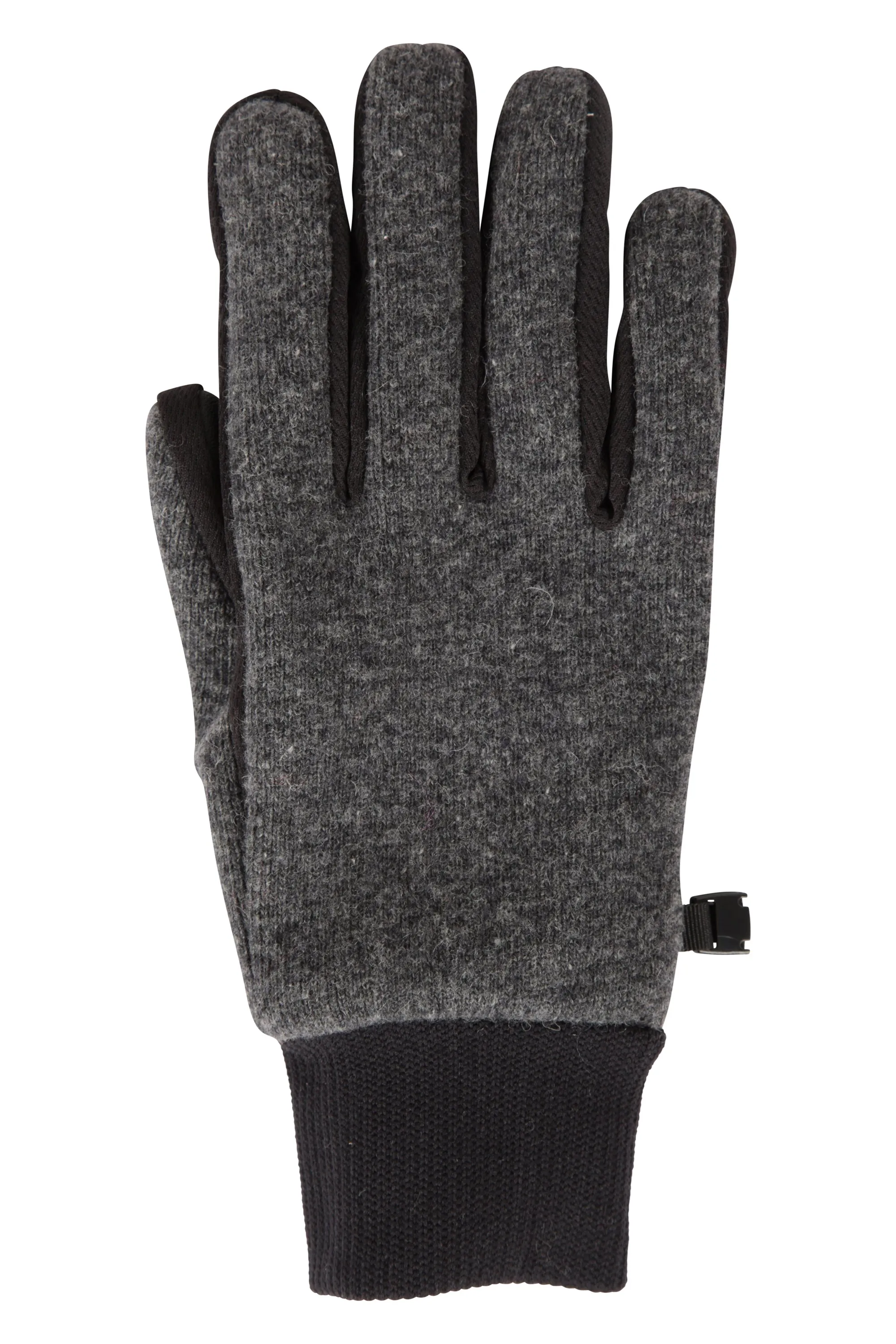 Guantes impermeables con forro de piel para hombre que permiten usar dispositivos de pantalla táctil