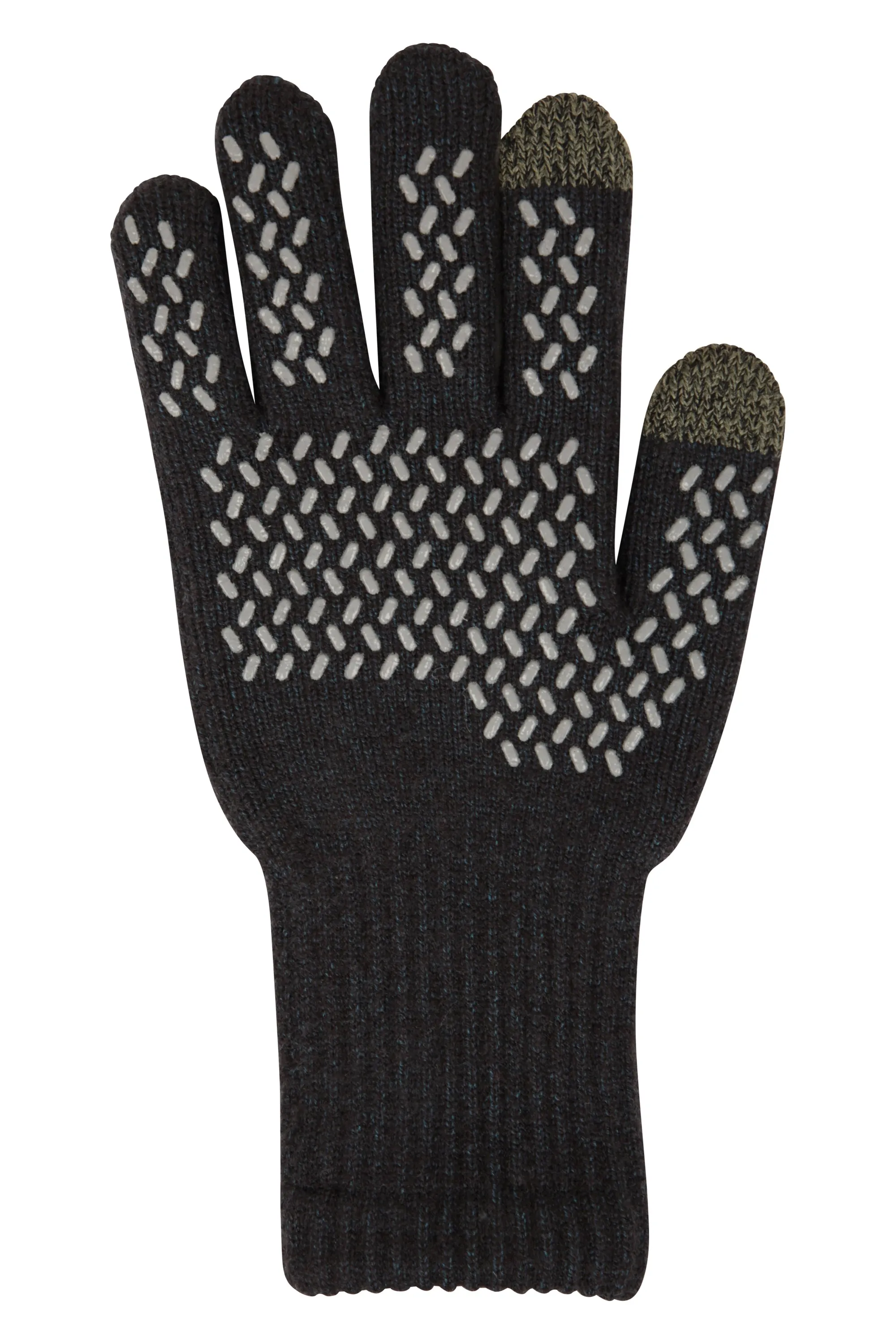 Guantes impermeables de punto para hombre