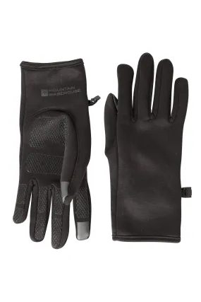 Guantes para hombre con forro polar resistente al viento