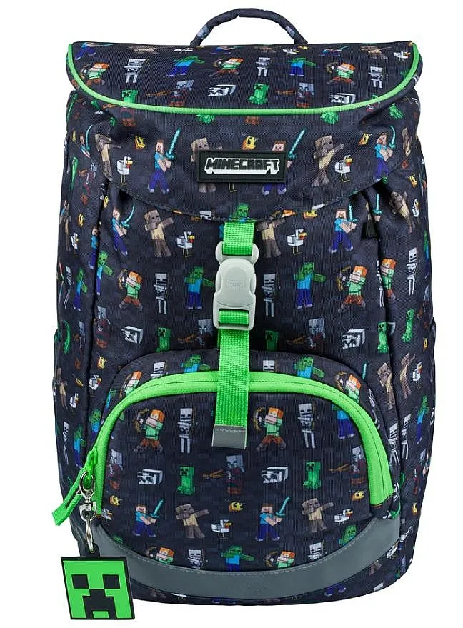 mochila Baagl Airy - Minecraft - boy´s