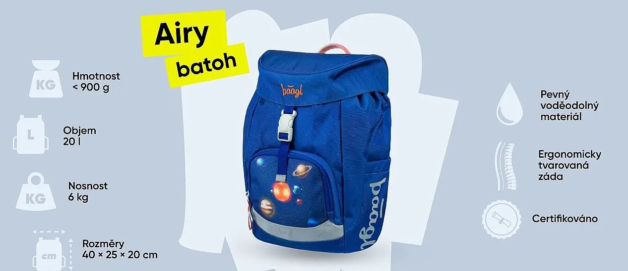 mochila Baagl Airy - Minecraft - boy´s