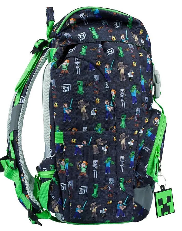 mochila Baagl Airy - Minecraft - boy´s