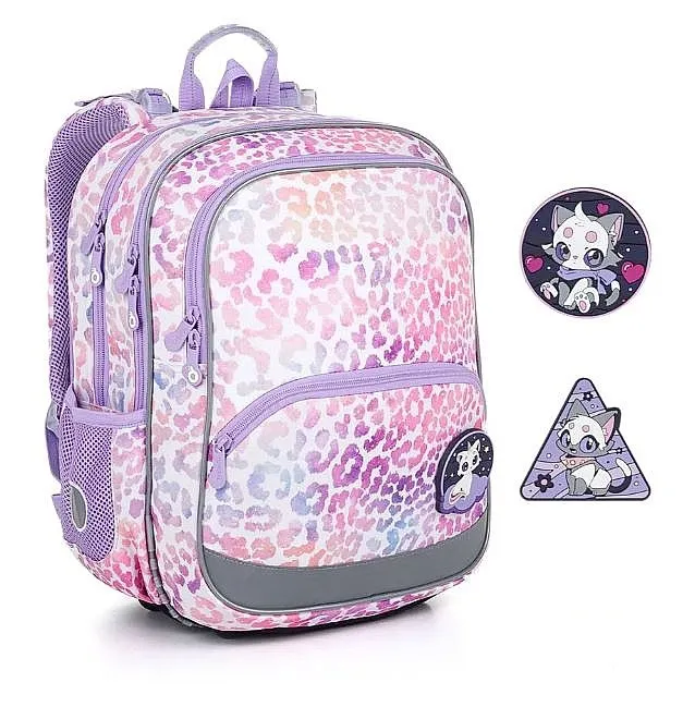 mochila Topgal BAZI 24003 - G/White/Pink - girl´s