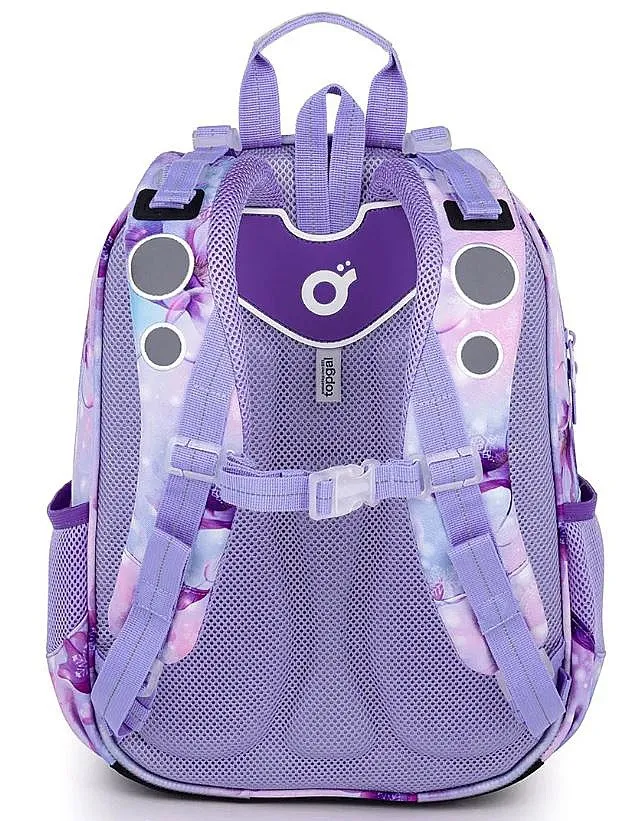 mochila Topgal ELLY 24050 - Purple/Flowers - girl´s