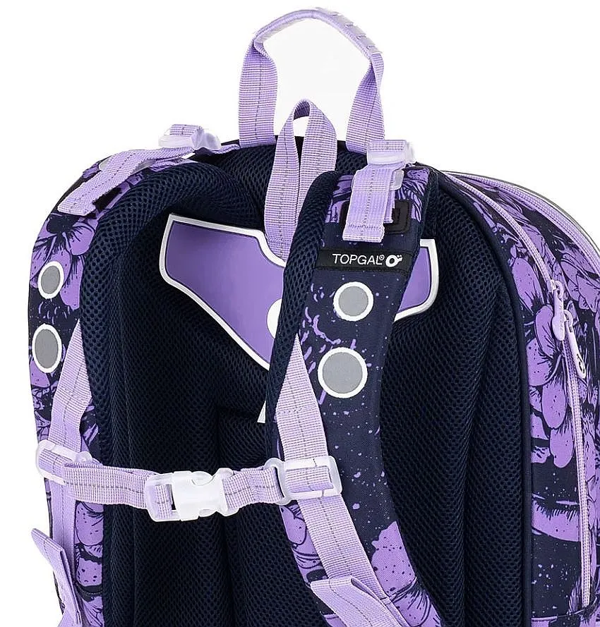 mochila Topgal LYNN 23008 - G/Black/Violet - unisex junior