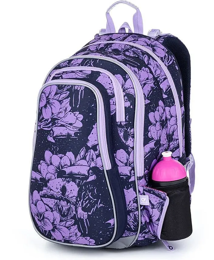 mochila Topgal LYNN 23008 - G/Black/Violet - unisex junior