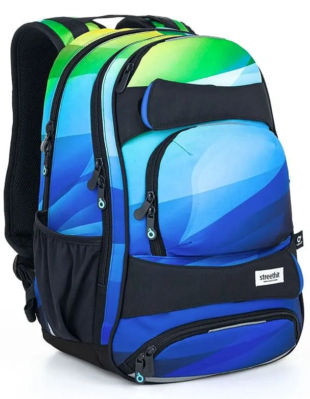 mochila Topgal YUMI 22037 - B/Blue/Black/Green