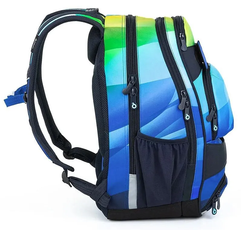 mochila Topgal YUMI 22037 - B/Blue/Black/Green