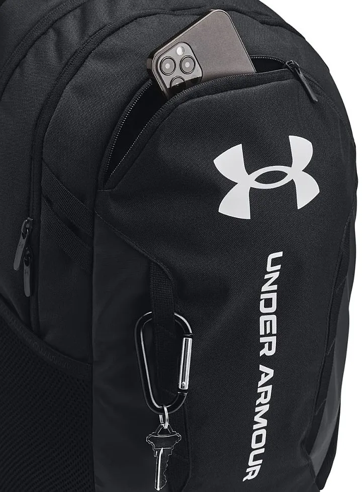 mochila Under Armour Hustle 6.0 - Black/White