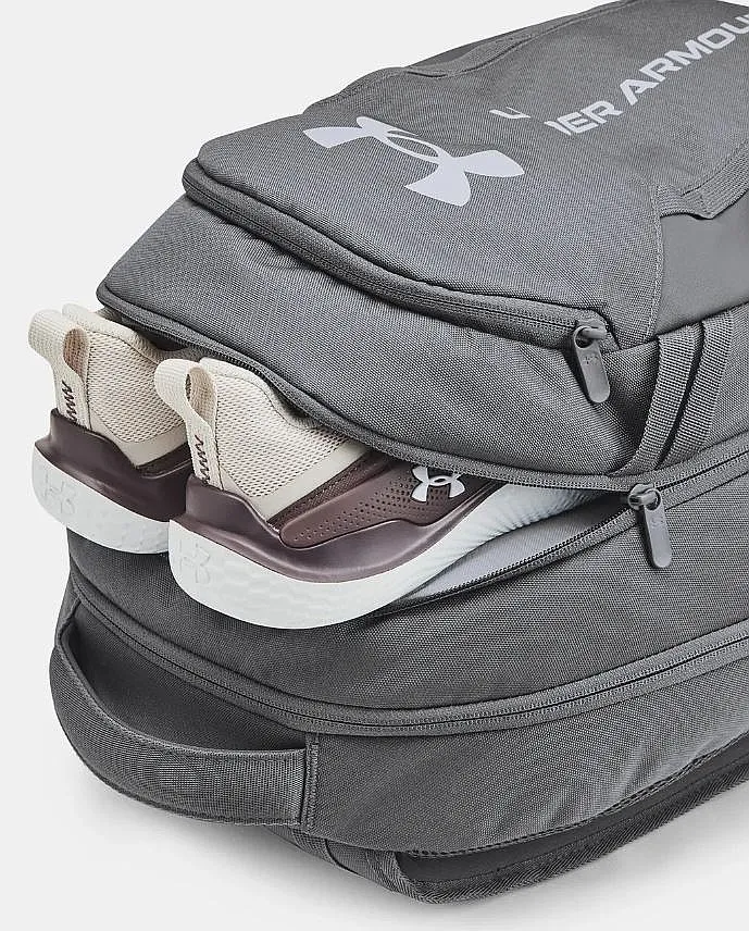 mochila Under Armour Hustle 6.0 - Castlerock/Steel