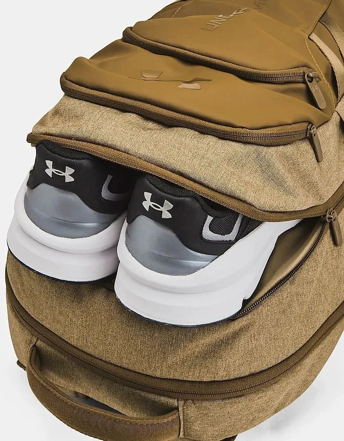 mochila Under Armour Hustle 6.0 Pro - Coyote Brown Full Heather/Coyote