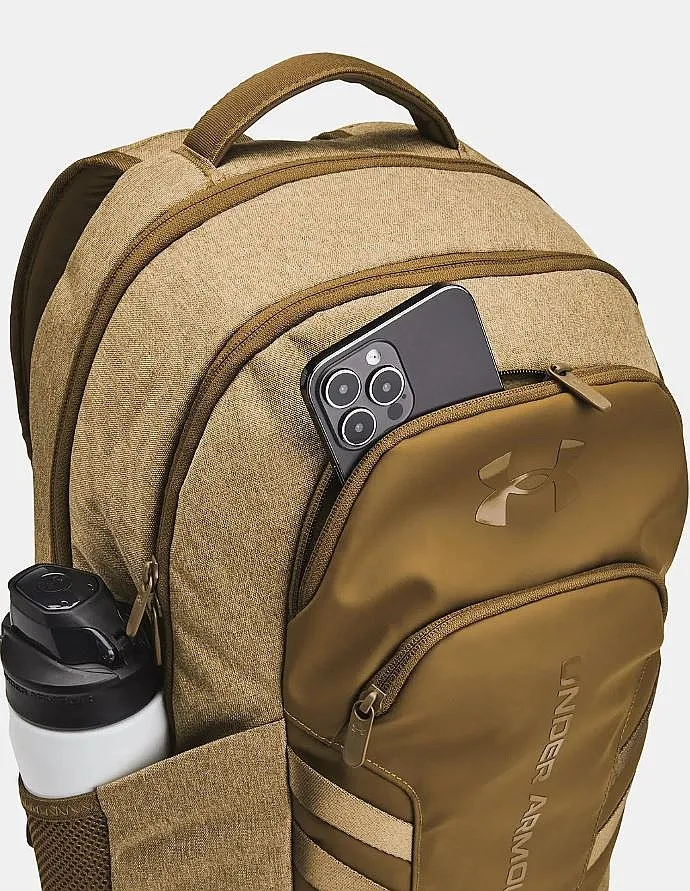 mochila Under Armour Hustle 6.0 Pro - Coyote Brown Full Heather/Coyote