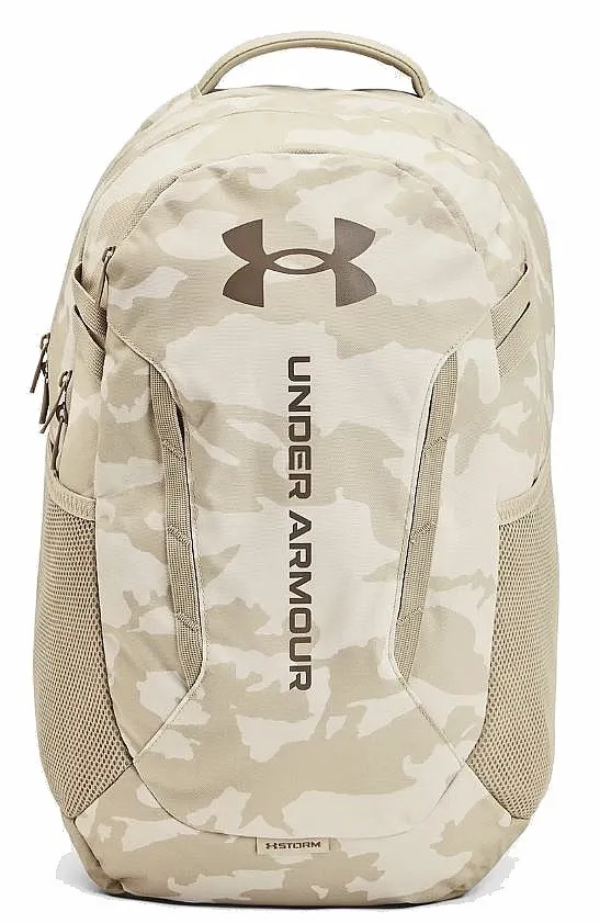 mochila Under Armour Hustle 6.0 - Summit White/Taupe Dusk