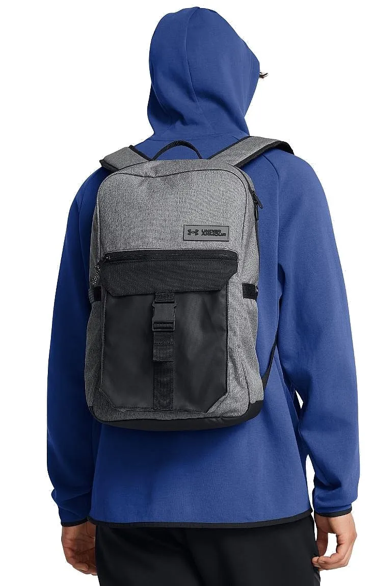 mochila Under Armour Triumph Campus - Castlerock Full Heather/Black