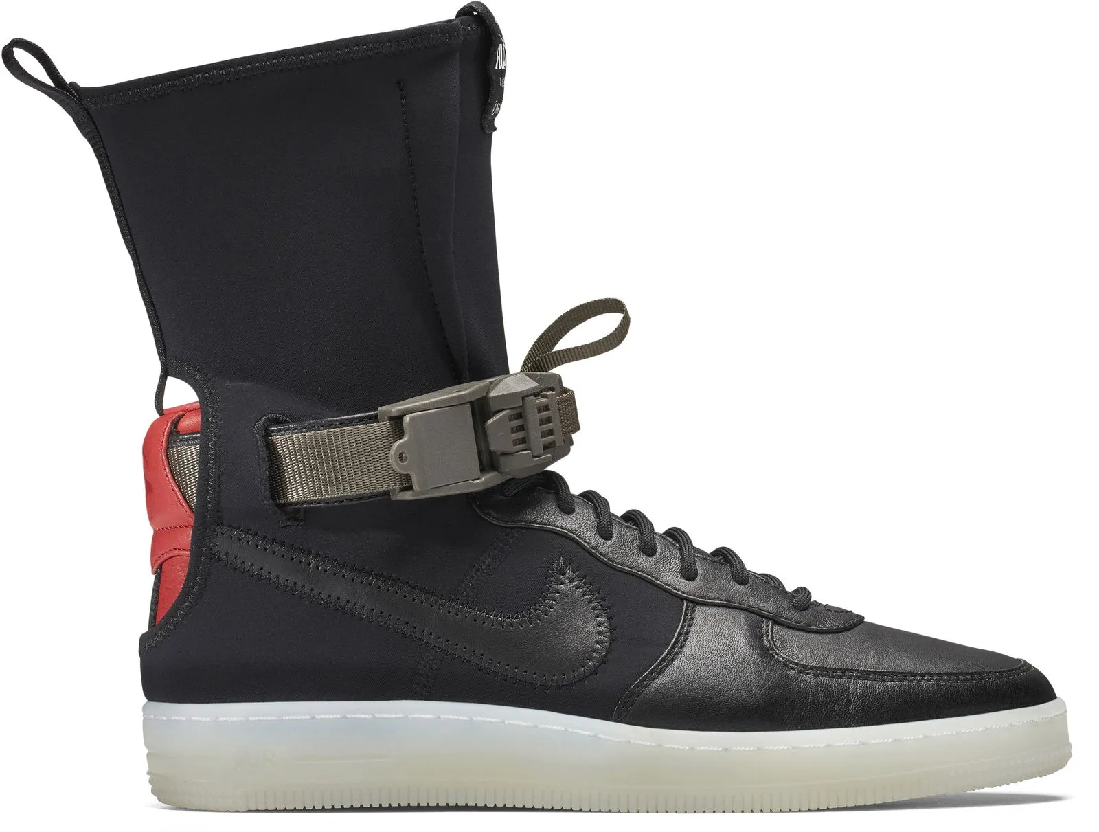 Nike Acronym x Air Force 1 Downtown Black Crimson