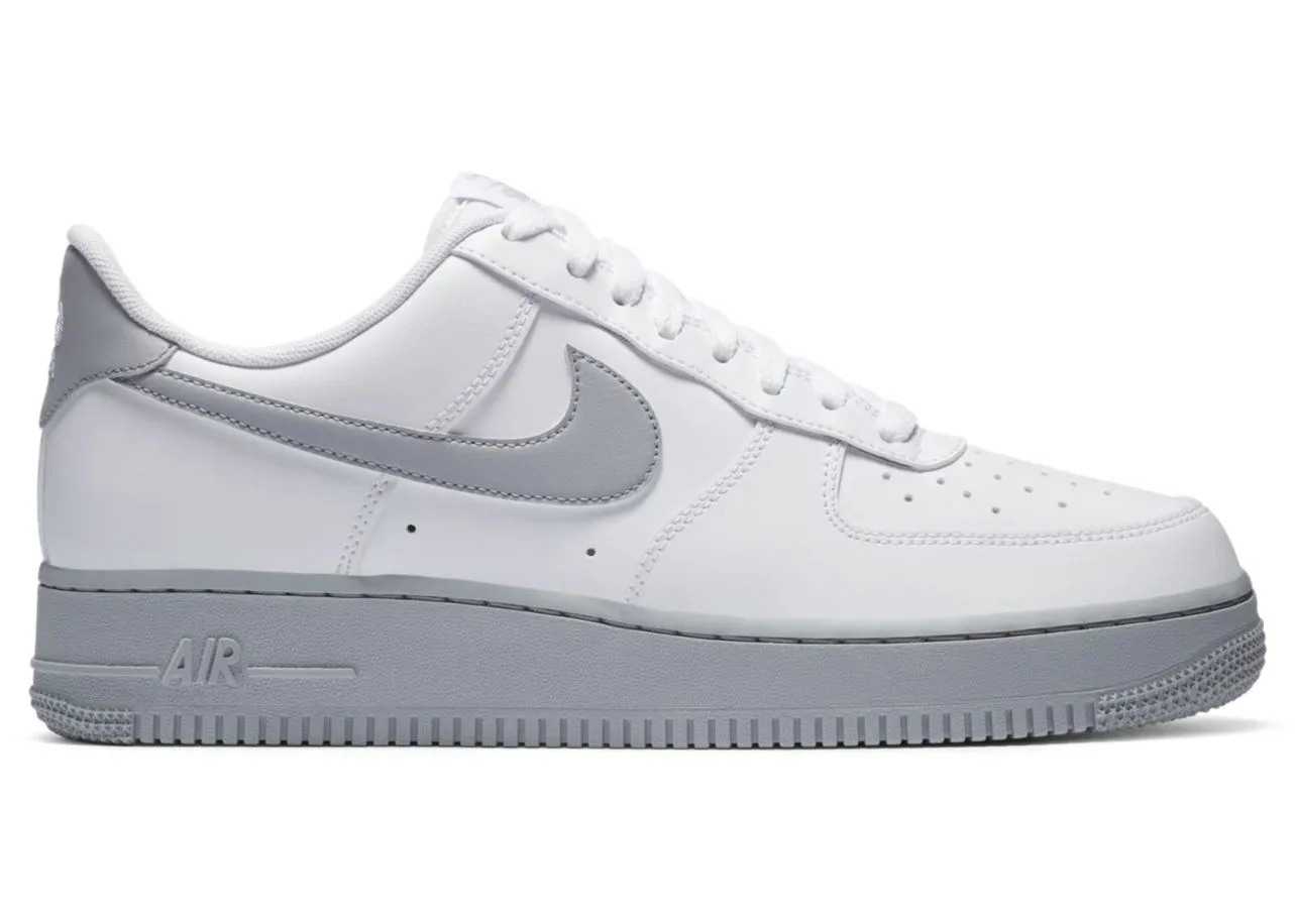 Nike Air Force 1 07 White Grey Sole