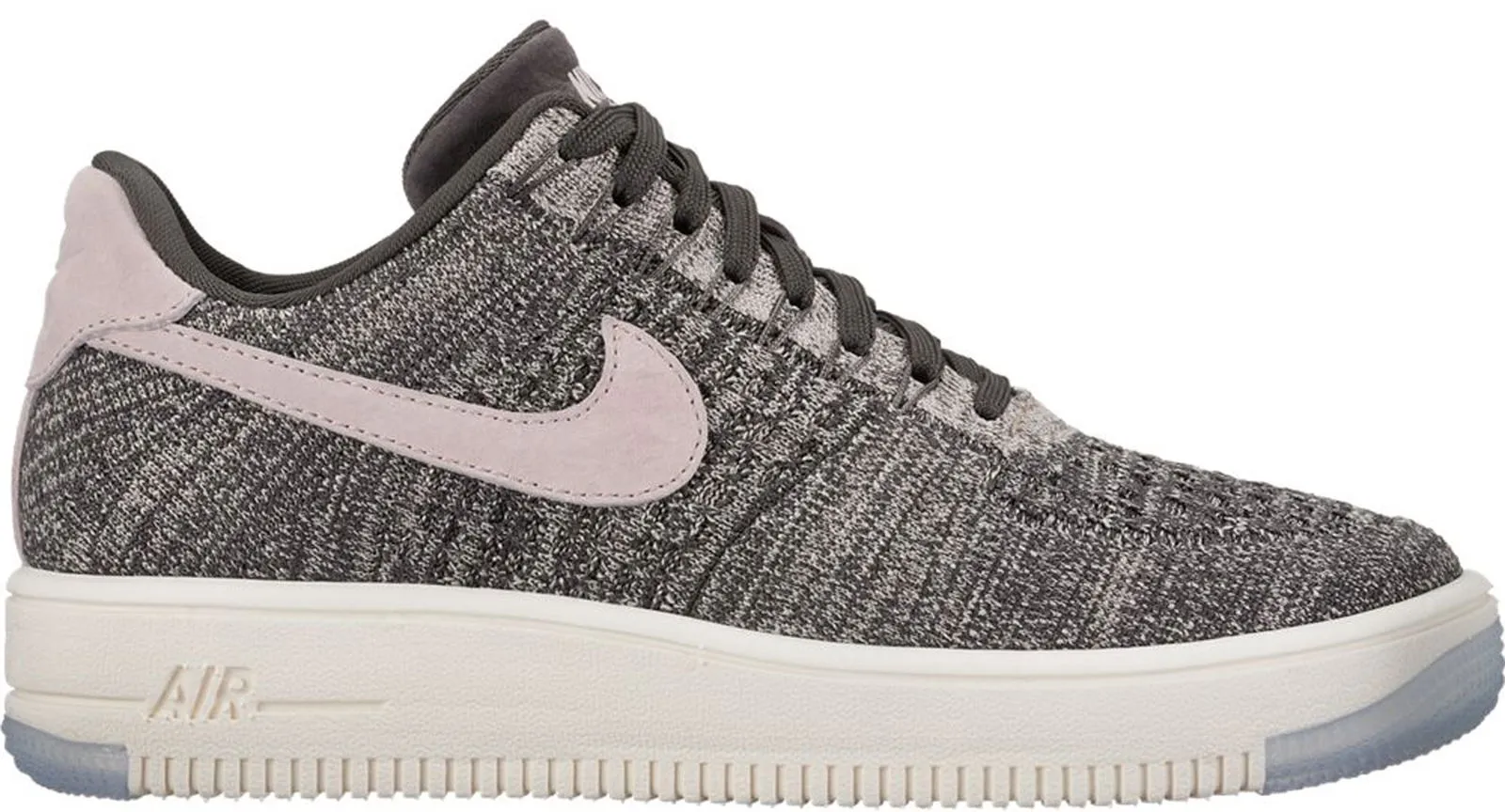 Nike Air Force 1 Flyknit Low Midnight Fog Silt Red W