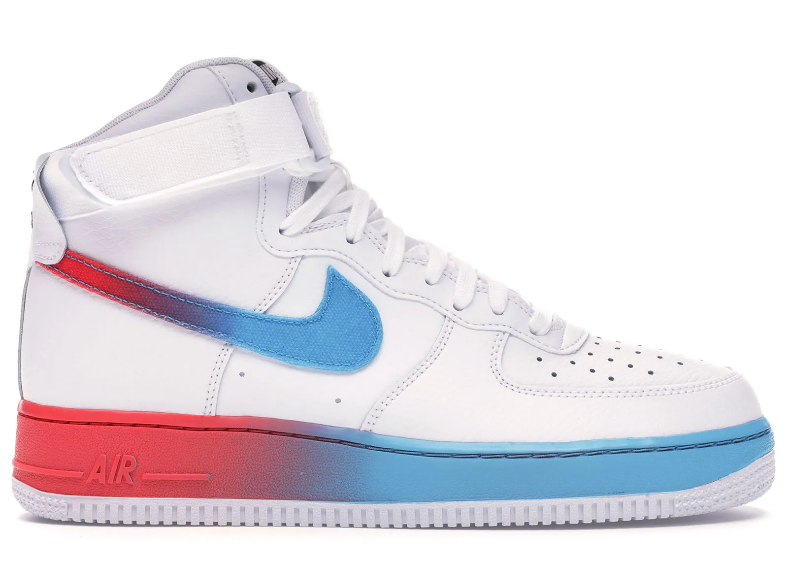 Nike Air Force 1 High Gradient White Blue Fury Ember Glow