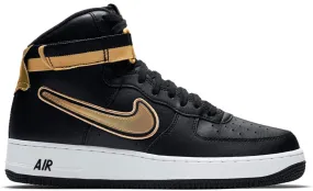 Nike Air Force 1 High NBA Black Metallic Gold