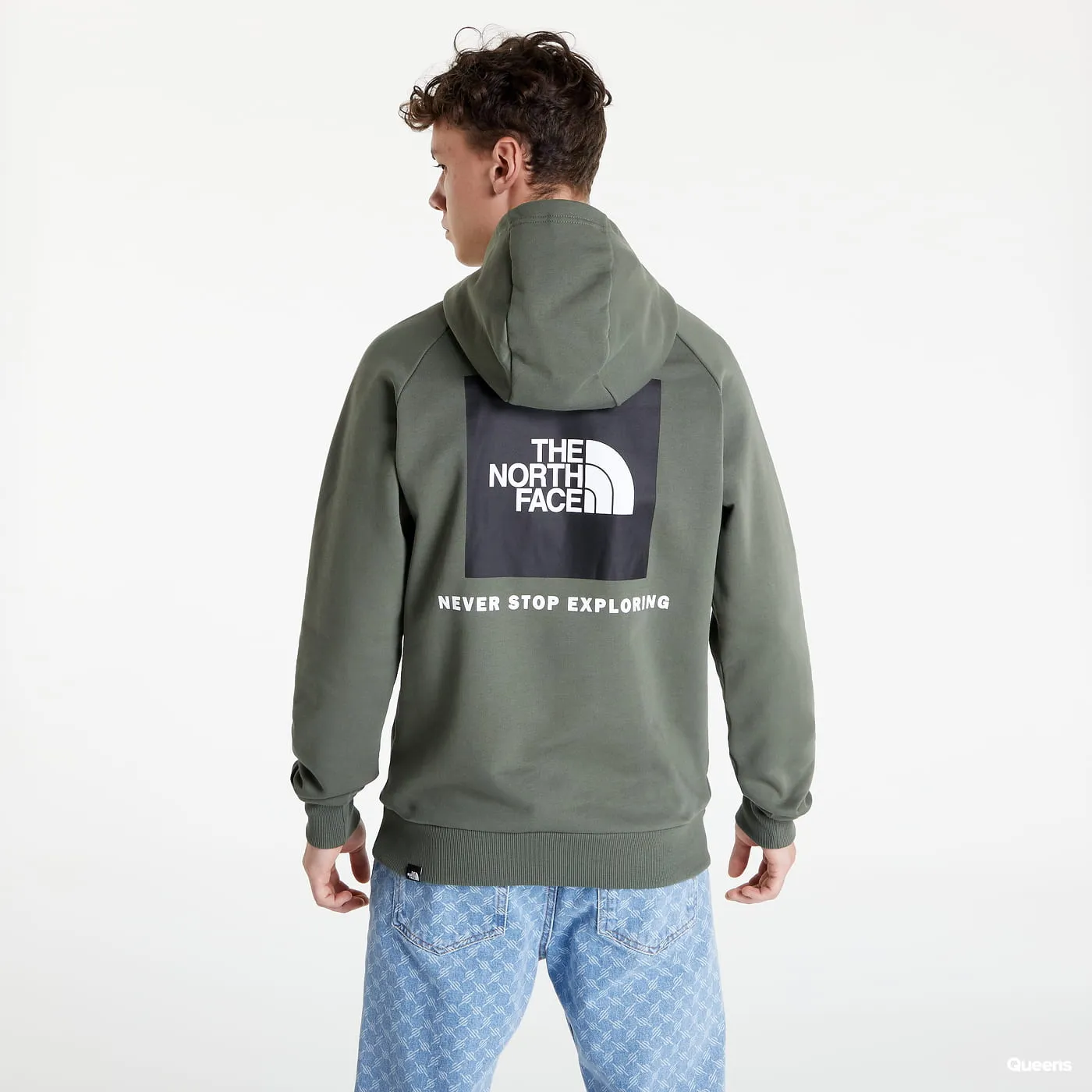 The North Face Raglan Red Box Hoodie