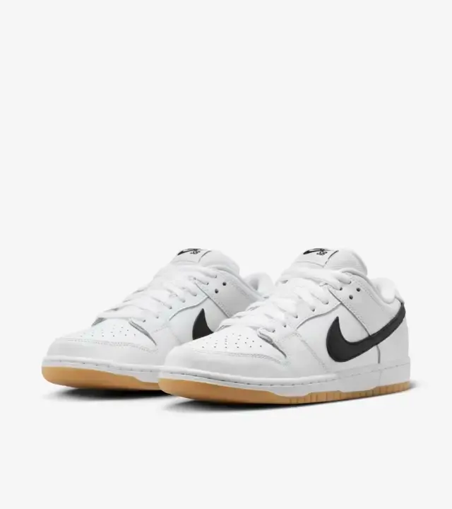 Zapatillas Nike SB Dunk Low Pro White and Gum Light Brown